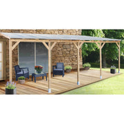Tetto Couv'terrasse in legno 3x7,4 m - con tetto