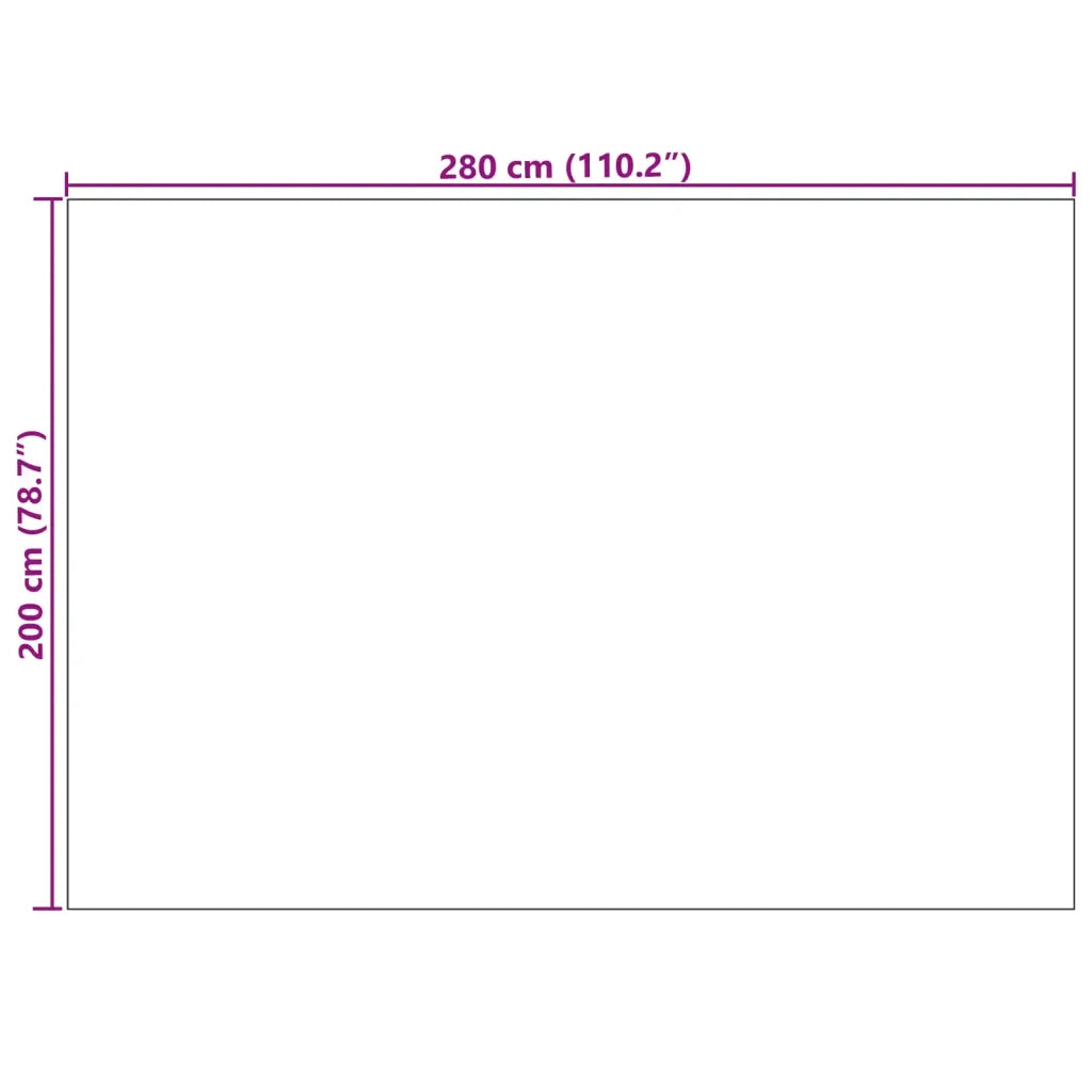 Tappeti per area PALMERAS Beige 200 x 280 cm Poliestere 42022640