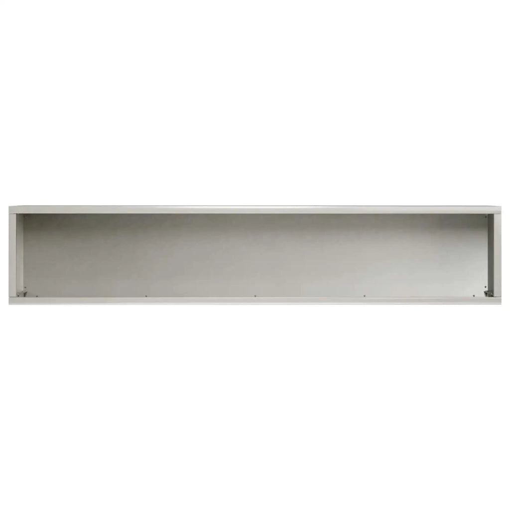 Vaso da giardino 2 pz Argento 100 x 20 x 20 cm Acciaio Inox 8005185