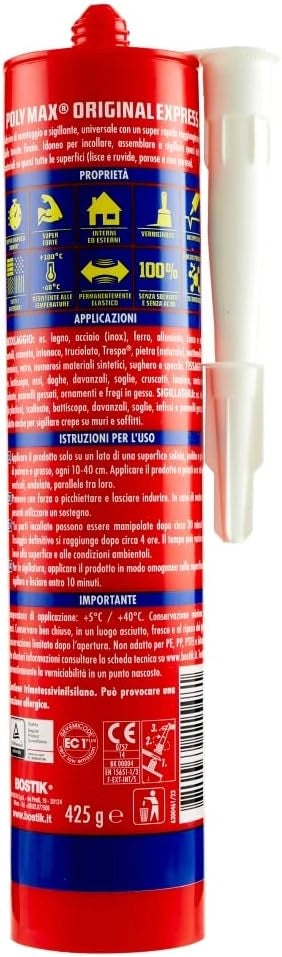 Bostik Poly Max Original Express Colla di Montaggio e Sigillante Universale