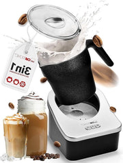 Frogettore elettrico per bevande calde e fredde - frogettore elettrico con funzione di riscaldamento integrata - tazza da 750 ml - ideale per cioccolata calda, cappuccino, caffè freddo.