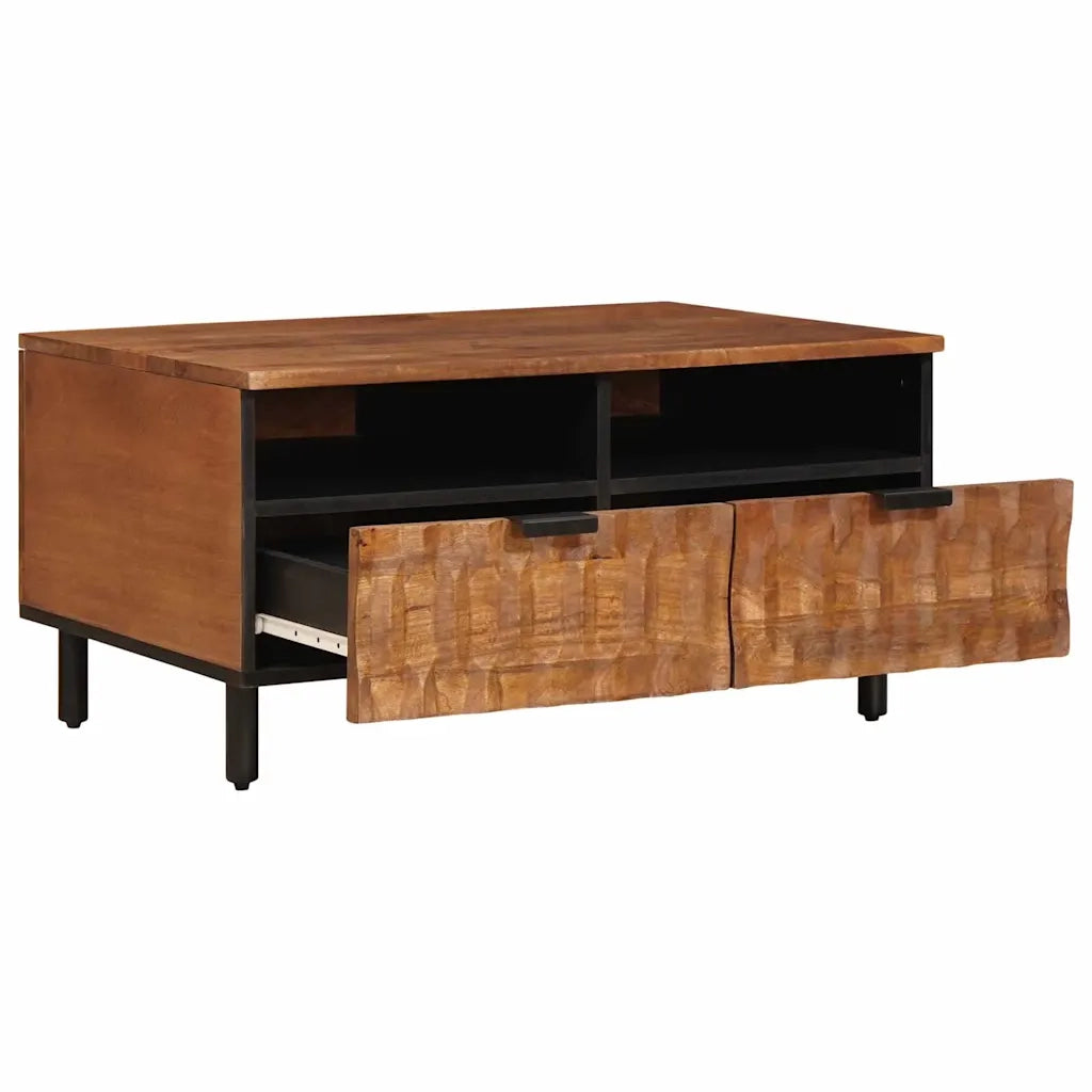 Tavolino da salotto con cassetto Marrone 80 x 54 x 40 cm