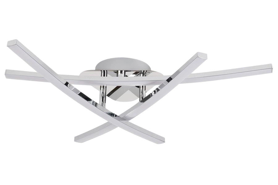 Plafoniera LED Oren 18W cromata 3 barre 50cm Reality