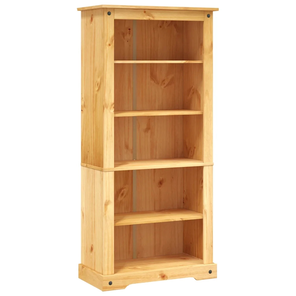 Libreria 5 Ripiani Pino Messicano Corona Range 80x40x170cm 243744