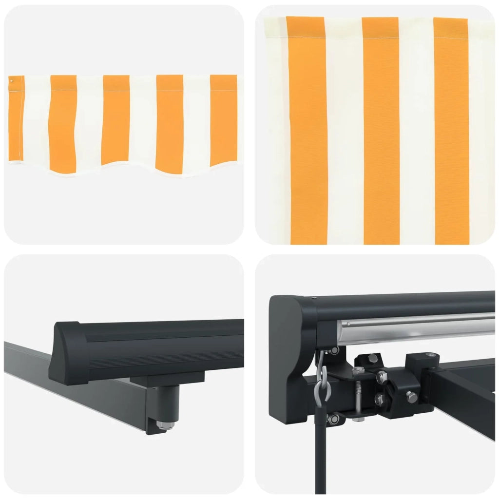 Cornice per Tenda Manuale con LED 5 × 3,5 m