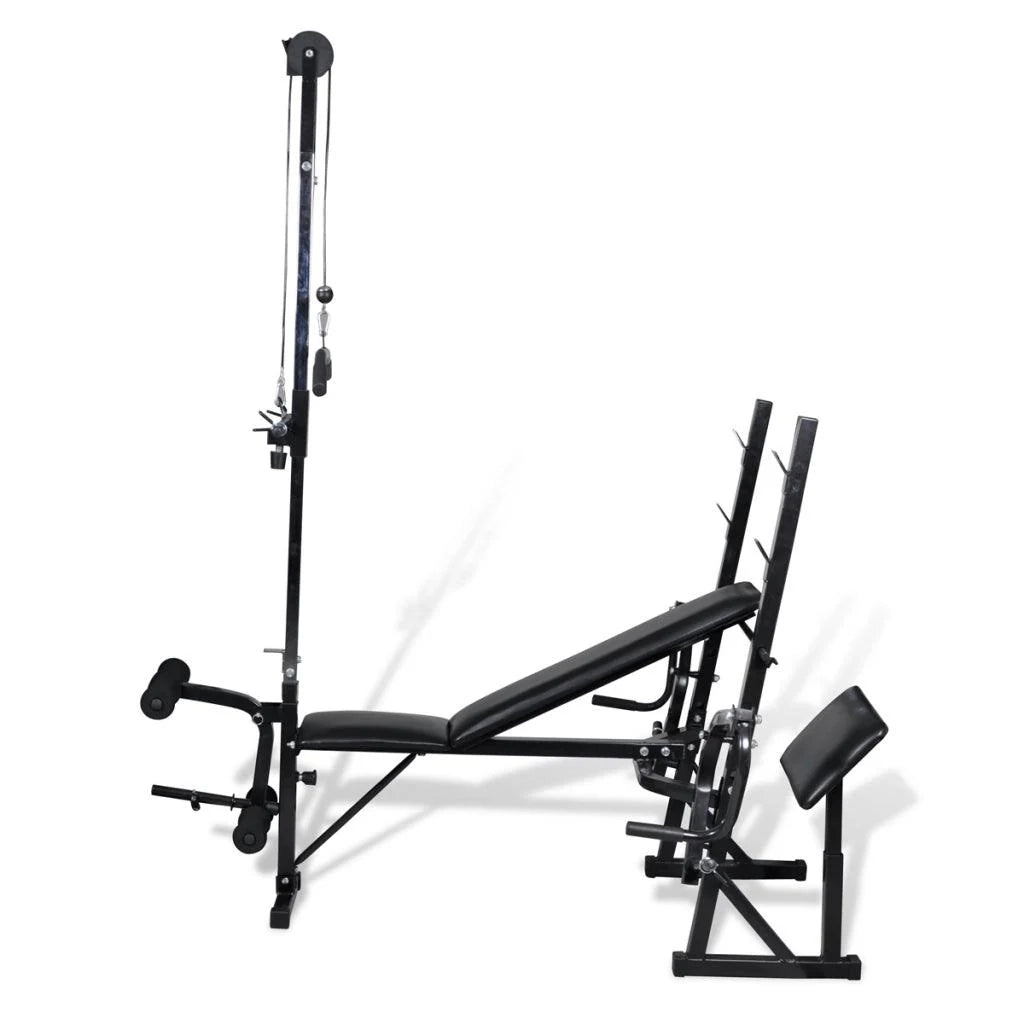 Panca completa per allenamento con pesi con macchine per pesi guidate per sport fitness e bodybuilding (0702056)
