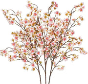 Decorazione di fiori artificiali di ciliegio 110 cm - Rosa - Fiori con steli lunghi - Per matrimonio e tavola da pranzo da festa