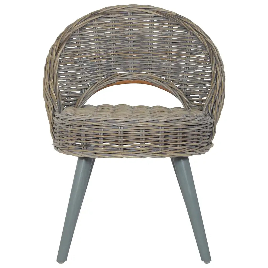 Poltrona in Rattan Kubu Grigia cod mxl 56612