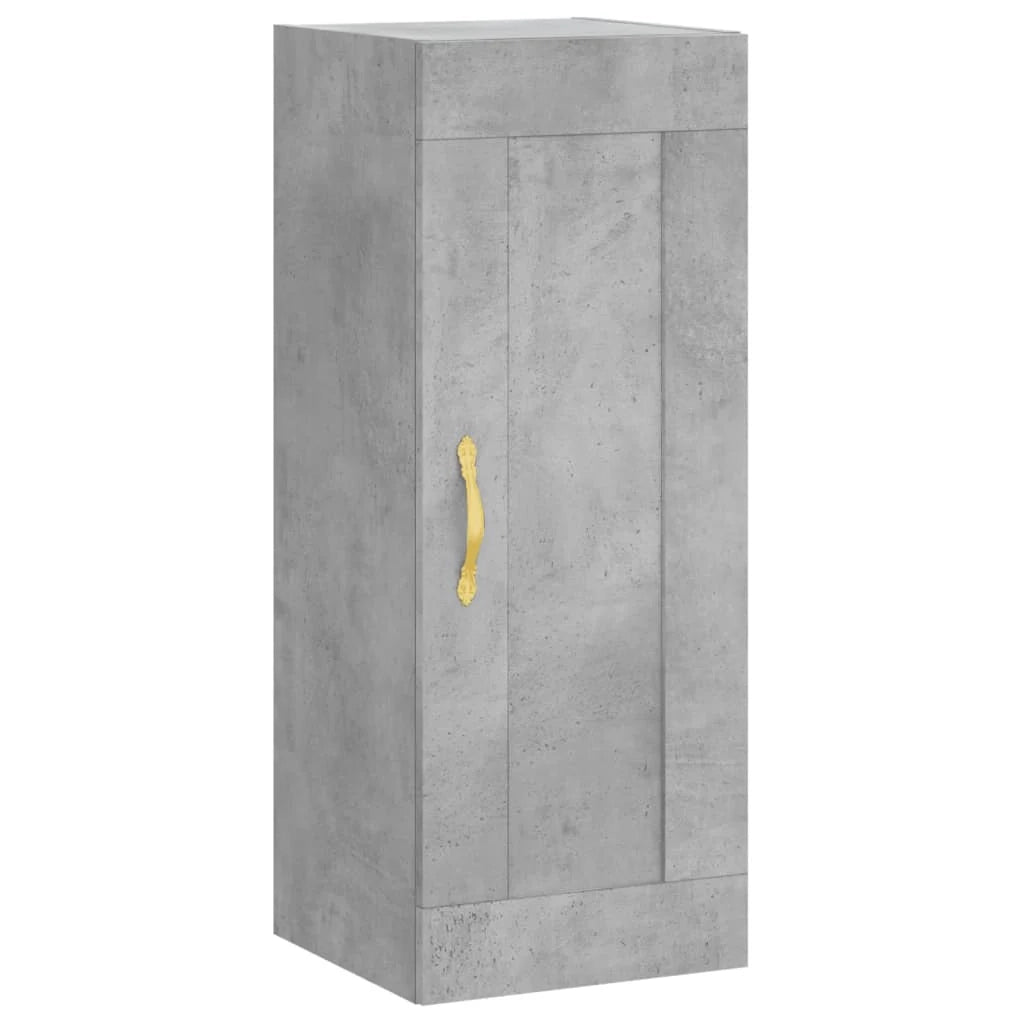 Credenza buffet cassettiera mobile contenitore organizer cucina soggiorno soggiorno alto 34,5 x 34 x 180 cm derivati ​​del legno grigio 02_0034328