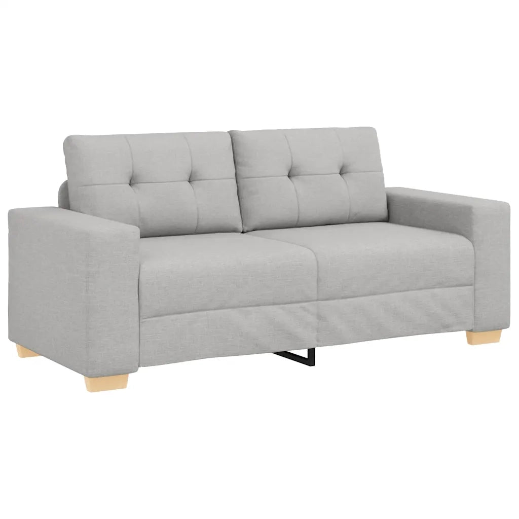 Divano Divanetto Grigio Nuvola 140 cm in Tessuto