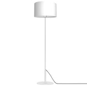 Lampada da terra Arden bianca con paralume E27 15W Luminex