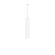 Atmos Lampada a Sospensione LED Tubolare 7W/10W Switch 2700K-4000K Ottica Variabile 15-60 Gradi Bianco Opaco, Installazione Doppia Base
