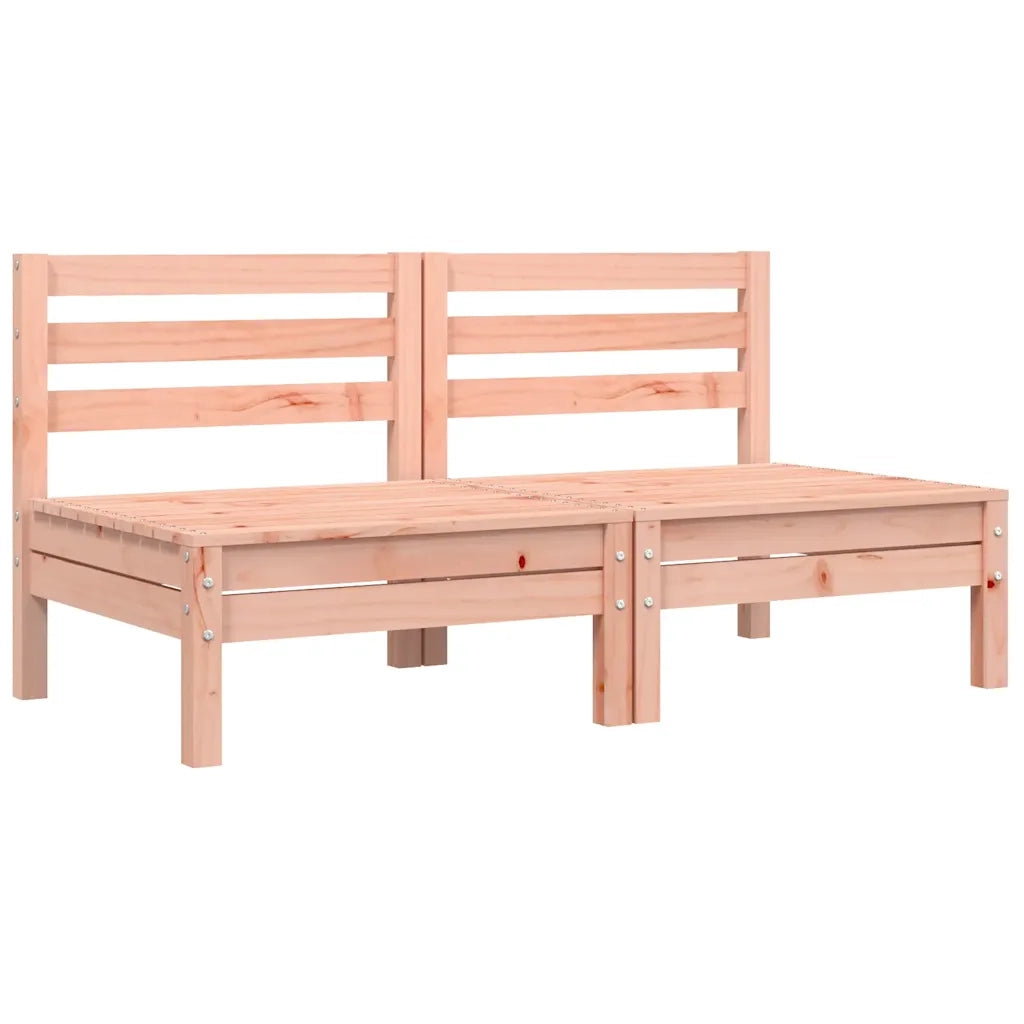 Divani Giardino Senza Braccioli con Cuscini 2 pz Legno Douglas 838163