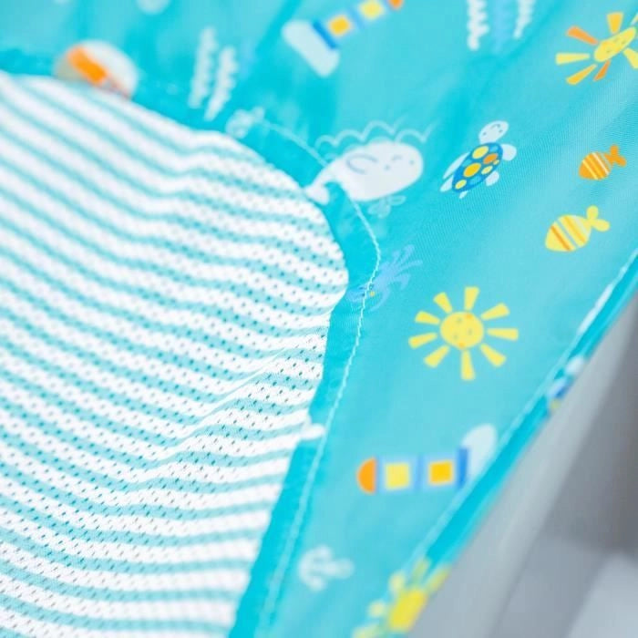 INGENUITY Bagnetto molto confortevole, extra large con marsupio in morbido tessuto, cuscini seduta, ripiano, fino a 24 mesi