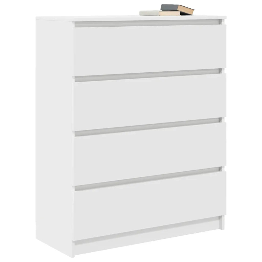 Credenza Bianca 80x35x99 cm in Legno Multistrato 3328480