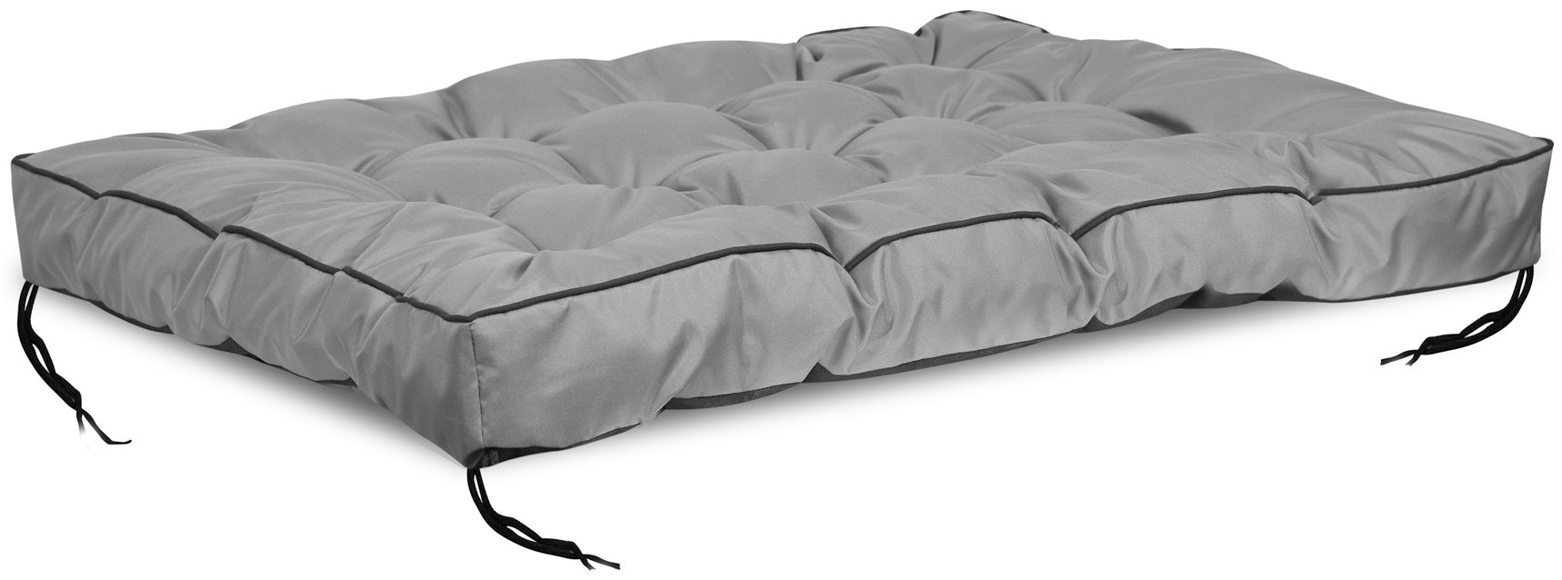 AIO FACTORY Cuscino da giardino impermeabile grigio 120x80 cm per panca in pallet
