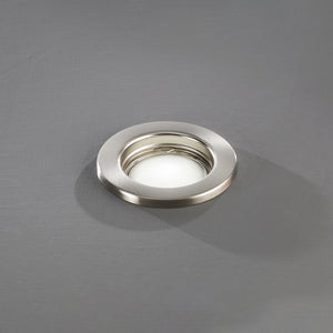 Faretto Da Incasso Contemporaneo Oasis Metallo Cromo Vetro 1 Luce Gu10