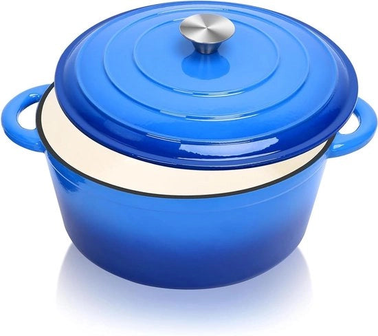 Piastra da griglia in acciaio inox con coperchio - 28 cm - multifunzionale e resistente