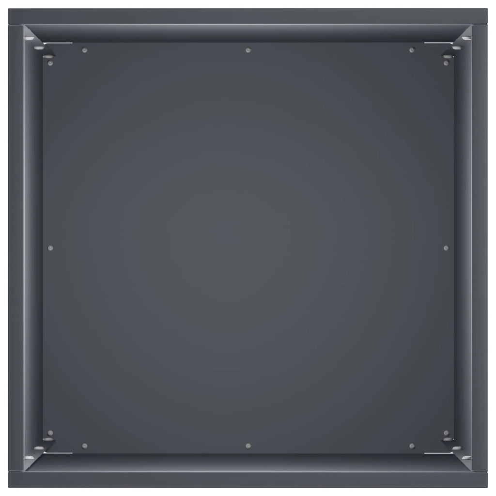 Vaso da giardino 2 pz Antracite 30 x 30 x 50 cm 8005349