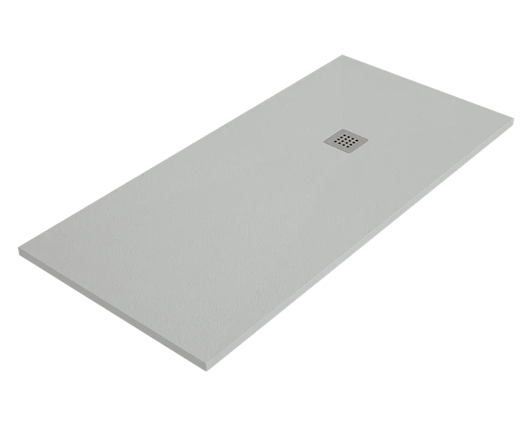 Piatto doccia ARDESIA 100x100 cm Nuvola griglia in acciaio
