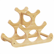 Portabottiglie di Vino per 6 Bottiglie 35x18x25,5 cm in Bamb¨´ CFW9713303