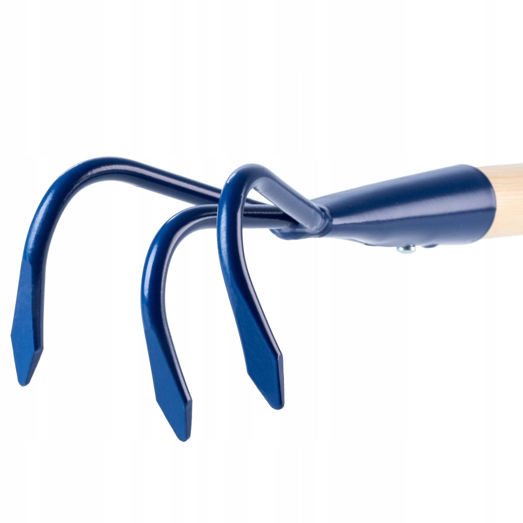 KADAX Coltivatore manuale per terreno, allentatore per giardino, 142 cm di terra, artigli robusti