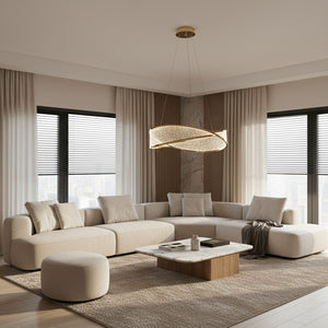 Lampada Da Soffitto G136-cp 50cm Gold