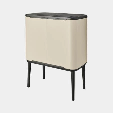 Brabantia 201585 Bo Touch Bin Pattumiera Raccolta Differenziata 2 Scomparti 34 L Soft Touch colore Beige