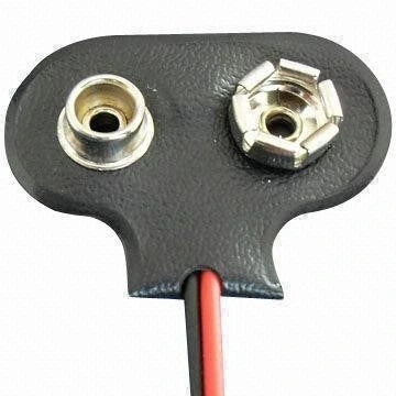 Adattatore Batteria 9V DC Rosfix – Connettore per Progetti DIY ed Elettronica | Lunghezza Cavo 15 cm
