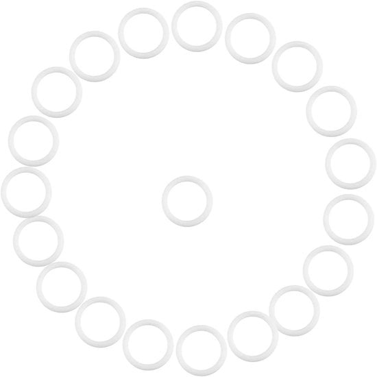 Foderino per catena di sicurezza per bambino in silicone - Sicuro - Bianco