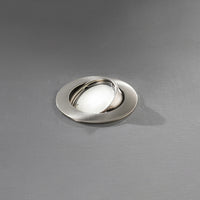 Faretto Incasso Orientabile Contemporaneo Oasis Metallo Cromo Vetro 1 Luce Gu10