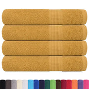 Asciugamani FROGN 4 pz | Teli per bagno Oro 100x200 cm 360 g/m2