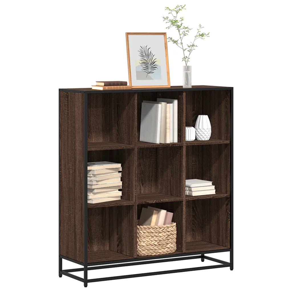 Libreria Rovere Marrone 97,5x33x107,5 cm Multistrato e Metallo 3300864