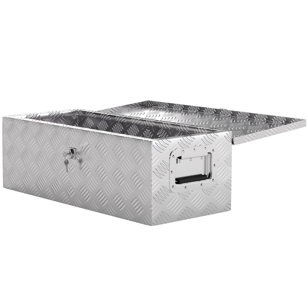 Cassetta attrezzi ¨C Zephmum ¨C Aluminio grigio 76x33x25 cm