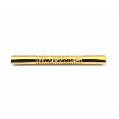 CANOTTO IN OTTONE RIGATO- D. 30 X 300 Dorato- DEBOR- pezzi 1