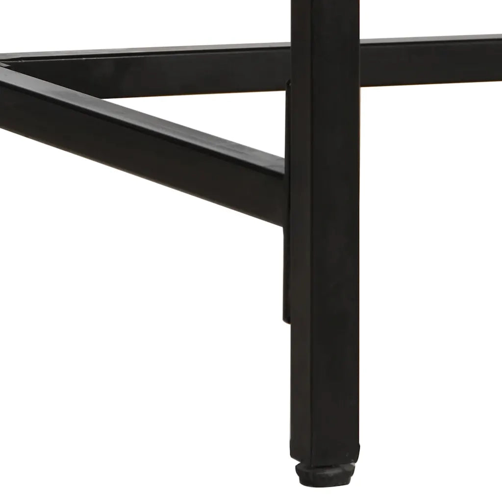 Tavolo da Pranzo 200x100x75cm in Legno Massello di Mango Grezzo 373607