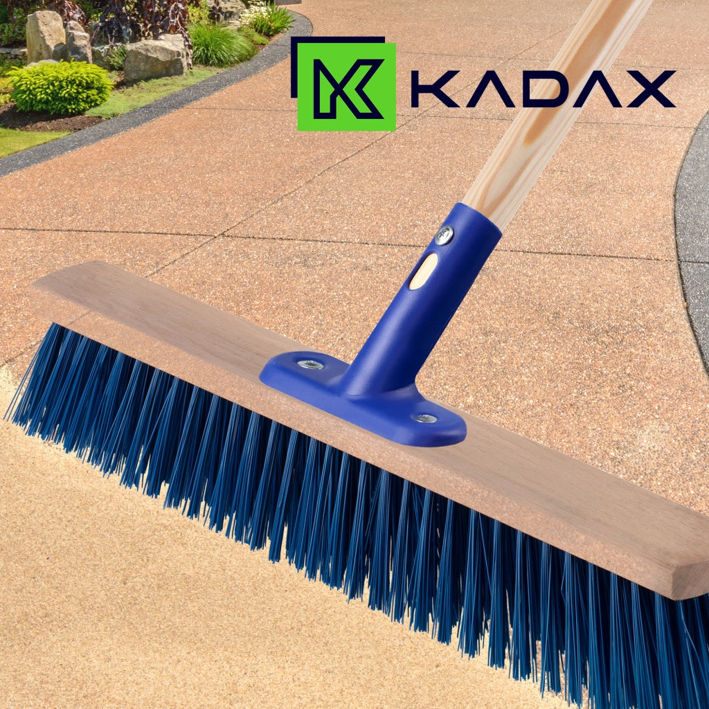Scopa da giardino KADAX per spazzare strade e giardini, 50 cm
