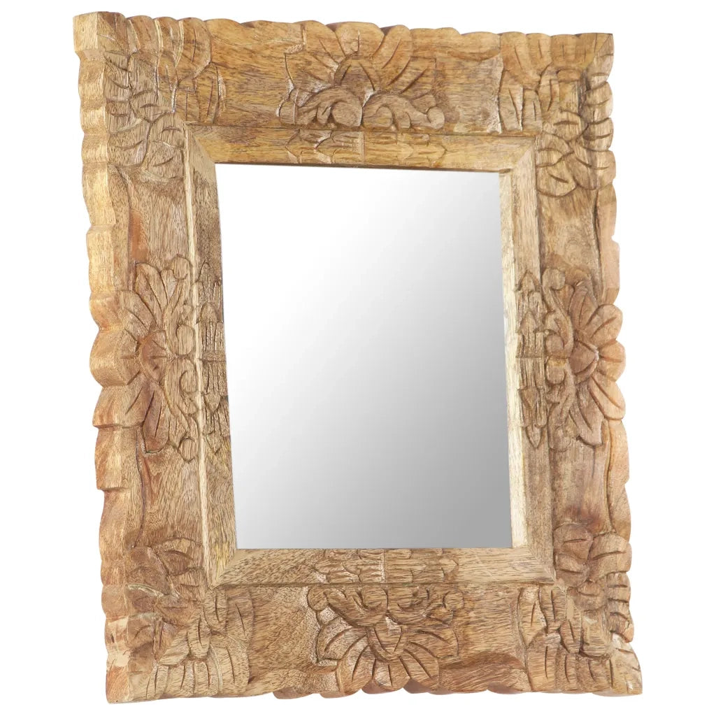 Specchio 50x50 cm in Legno Massello di Mango cod mxl 55720