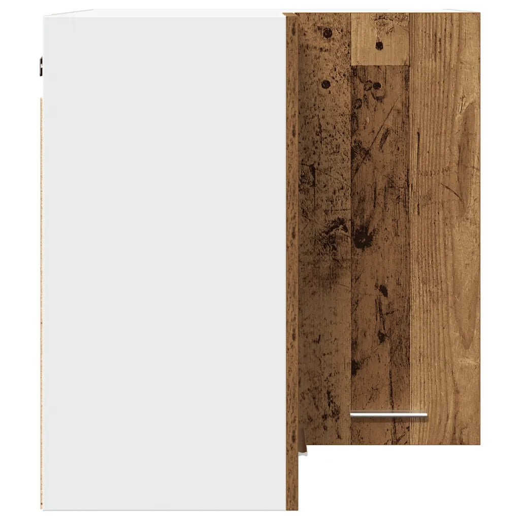 Mobile Pensile Angolo Â“LyonÂ” Legno Vecchio 57x57x60