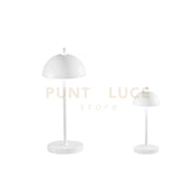 LAMPADA DA TAVOLO RICARICABILE LED PARTY BIANCA 2,5W 350LM 3000K DIMMERABILE IP44 13x30CM