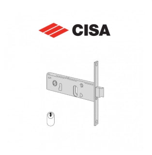 SERRATURA DA INFILARE A CILINDRO PER FASCE ART. 44150/44151 CISA E70 - Frontale mm 20 - CISA