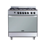 Cucina a gas Samet Stromboli 80x55 con forno e grill elettrici – Inox Classe A