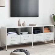 Mobili TV 2pz Bianchi 68x39x50,5 cm in Acciaio