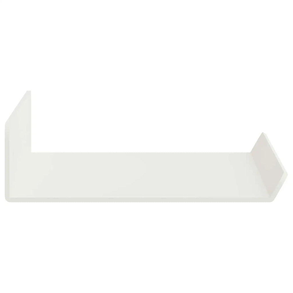 Mensola sospesa 3 pcs Bianco 40 x 9 x 2,5 cm Acciaio 8003935