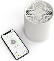 Misuratore di CO2 con App - Sensore di qualità dell'aria con rilevamento VOC - Detector di radon - Termometro e umidistat per l'abitazione - Sensore di qualità dell'aria - Misuratore di CO2 - Detector di radon