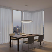 Sospensione Moderna Perth In Plastica Bianca Con Led Integrato 32W 4000K