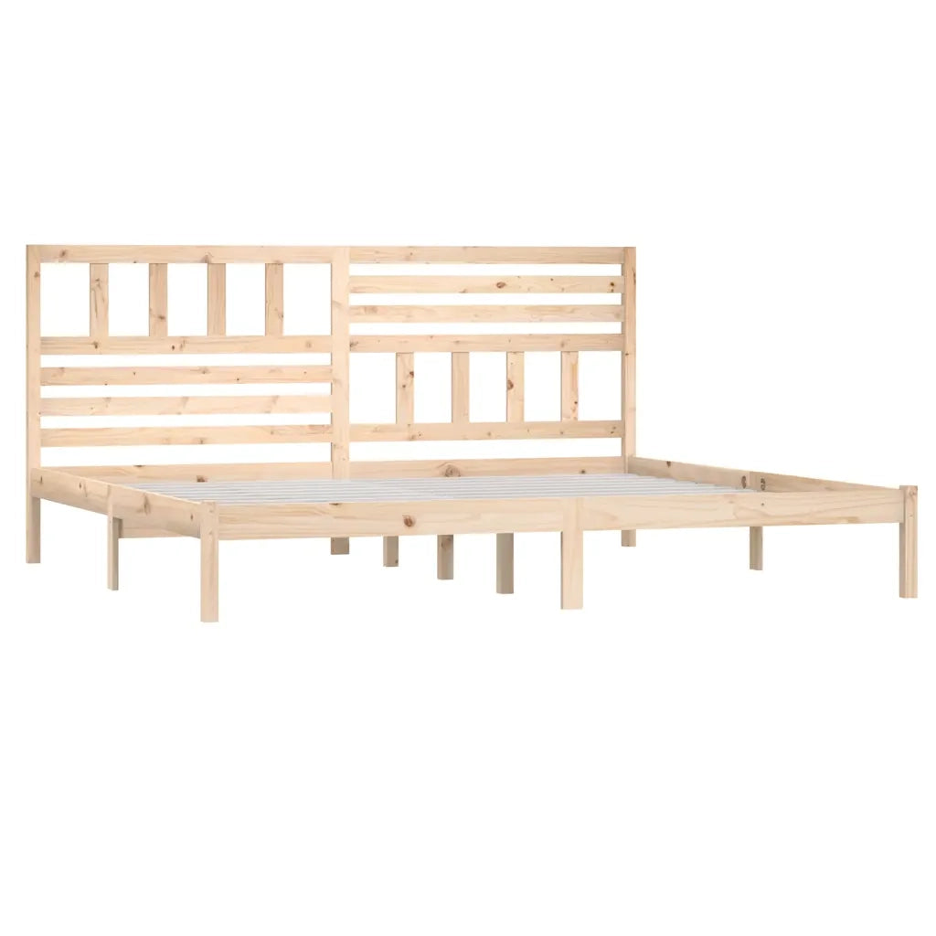 Giroletto-Struttura Letto in Legno Massello di Pino 200x200 cm 141482
