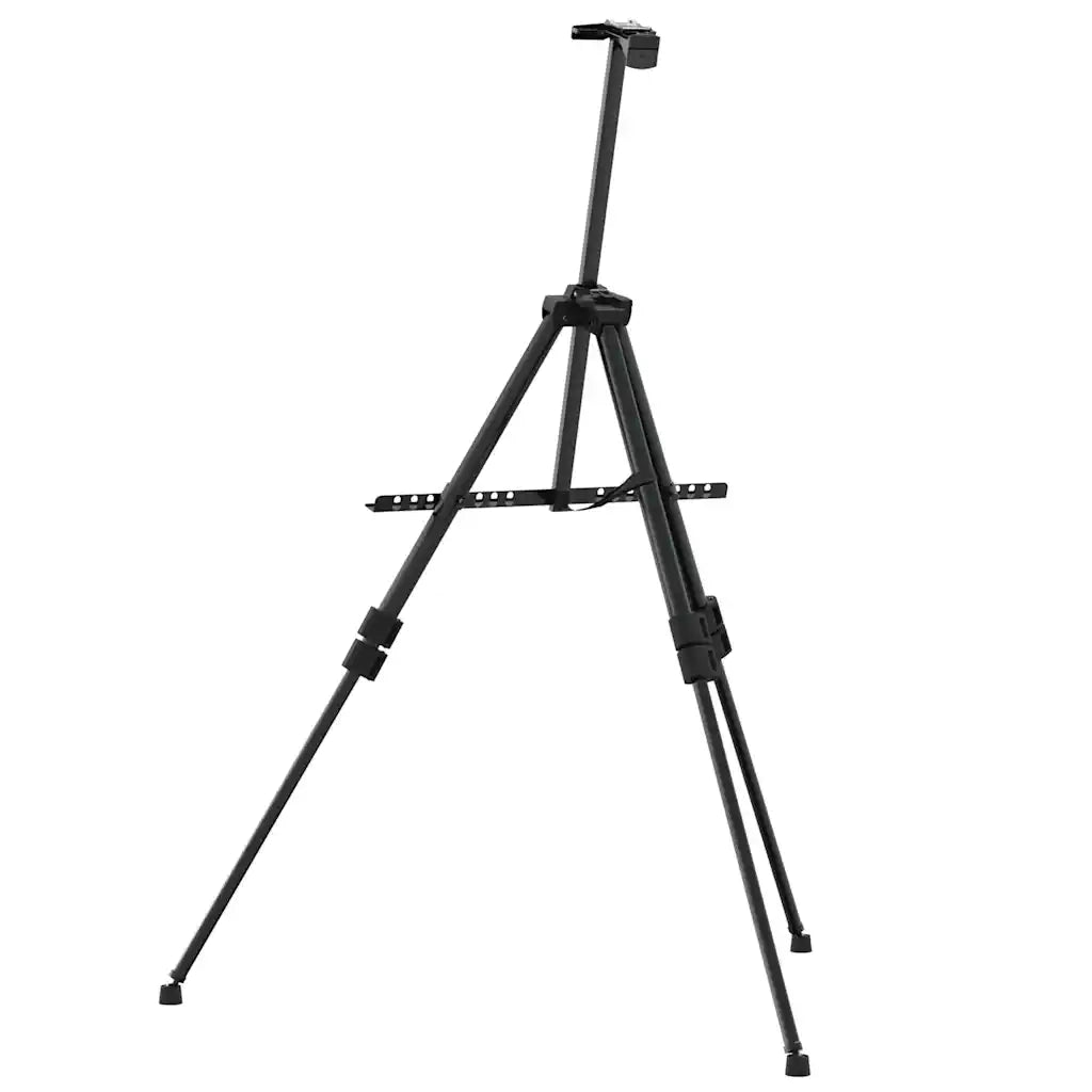 Cavalletto Espositivo Regolabile Nero in Metallo 93492