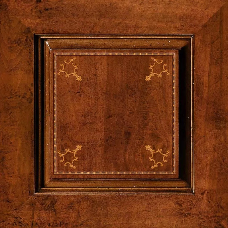 Vetrina classica 2 porte in legno intarsiata ragno 150x54x216 - Mobili 2G