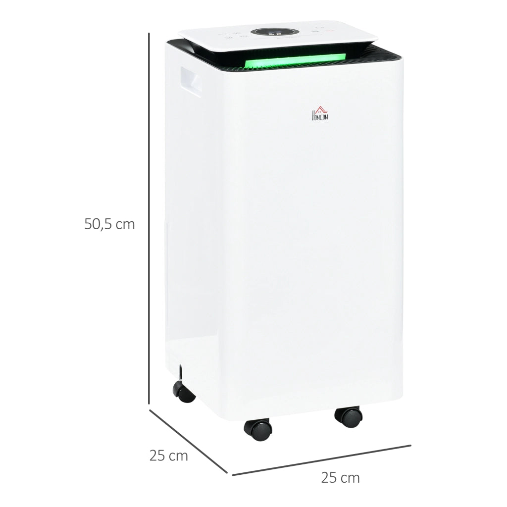 Deumidificatore Elettrico 10L ¨C Zephmum ¨C 25x25x50,5cm Bianco